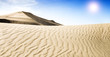 Beautiful Sand Dune. Gold desert.