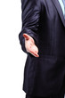 The businessman. Hand for a handshake.