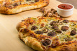 Artisan mushroom fennel pizza