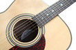 Guitar Soundhole, Bridge, and Fingerboard