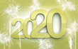 Anno 2020 - Data con fuochi d'artificio