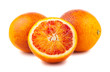 Blood red oranges