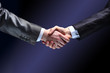 The businessman. Hand for a handshake.
