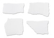 Photo: white paper ripped message background white paper ripped message background