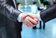 The businessman. Hand for a handshake.