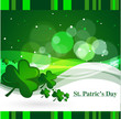 clovers for St. Patrick`s day, vector illustration