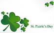 clovers for St. Patrick`s day, vector illustration