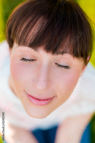 Photo: female summer portrait female summer portrait