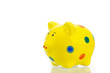 Yellow piggy bank