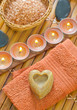 Photo: sea salt, soap and candles sea salt, soap and candles