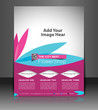 Vector business brochure, flyer