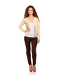 Business woman standing in full length