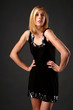 Blonde Frau