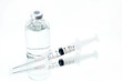 Medical ampoules and syringe