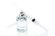 Medical ampoules and syringe
