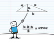 Geometry : calculating the area of ​​a triangle