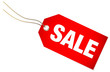 Label "Sale" Red