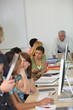 Photo: Students in university class Students in university class