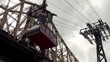 A new Roosevelt Island Tram car cableway in operation, NYC