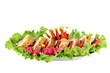 stuffed chicken meat with ham and cheese