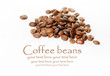Coffee beans and free space for Your text