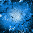 Grunge blue background