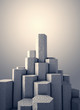 Illustration: hexagon tower hexagon tower