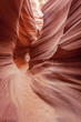 Famous view in Antelope Canyon