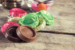 chocolate candy on table