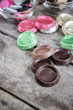 chocolate candy on table