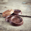 chocolate candy on table