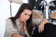 Photo: Girl with drums Girl with drums