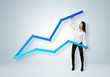 Illustration: Financial report & statistics. Business success concept. Financial report & statistics. Business success concept.