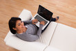Young Woman Using Laptop