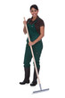 Photo: Young Female Gardner With Gardening Tools Young Female Gardner With Gardening Tools