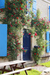 Photo: Pretty house covered in flowers Pretty house covered in flowers