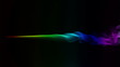 HD colored smoke curves, black background