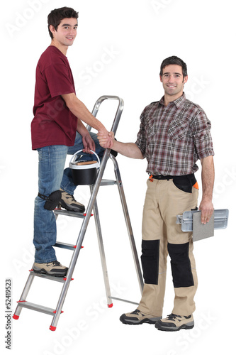 Photo: Two artisan workers Two artisan workers