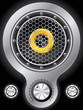 Metallic speaker design with hexagon mesh
