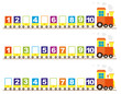 Math trains for kids : numbers 1-10