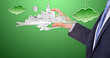Photo: city into the hand city into the hand