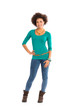 Foto: Portrait Of Happy Woman Standing Portrait Of Happy Woman Standing