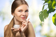 advertisement of natural cosmetic