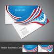 Vector: 4th july business card set wave design illustration 4th july business card set wave design illustration