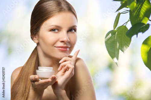 Photo: advertisement of natural cosmetic advertisement of natural cosmetic