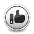 Vector: button gray like button gray like