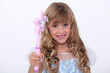 Photo: Little girl dressed as a princess Little girl dressed as a princess