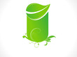 Vektor: abstract eco green leaf based shape abstract eco green leaf based shape
