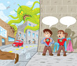 Monster attack