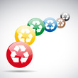 Vector recycle buttons